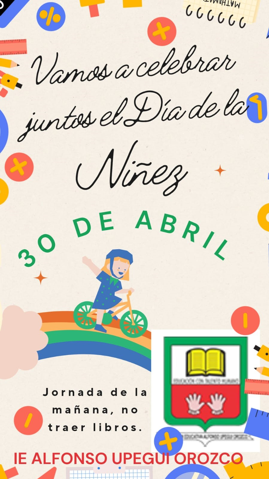Invitación Día de la Niñez